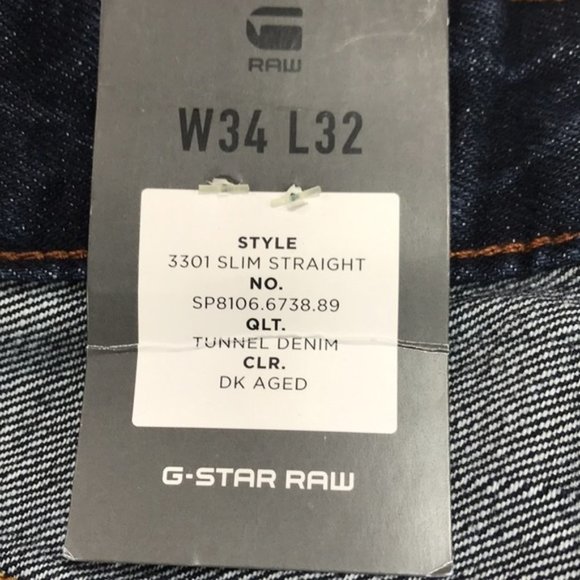 G-Star Raw 3301 Slim-Straight Jeans - Picture 10 of 10